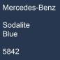 Preview: Mercedes-Benz, Sodalite Blue, 5842.